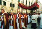 Procession during the feast of Sv. Vlaho (photo by Najka Mirkovic)