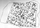 Konvle fragment from the year 1060
