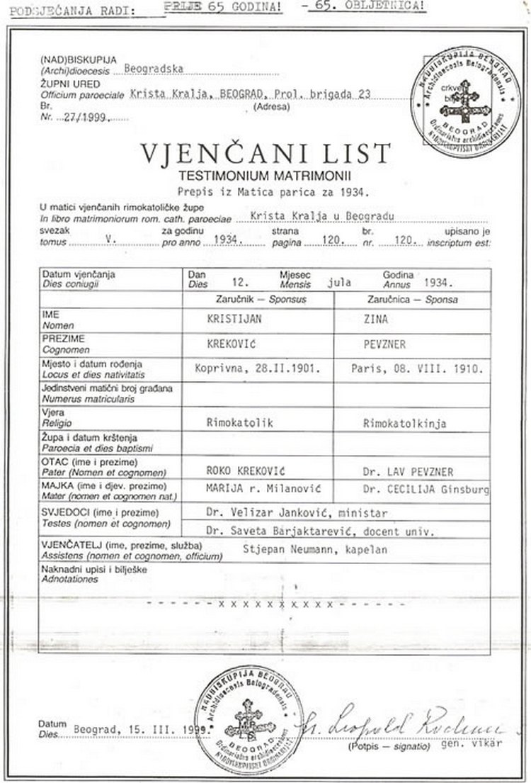 Kristian Krekovi Djela