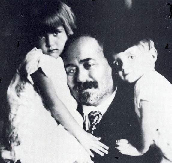 Stjepan Radic with grandchildren