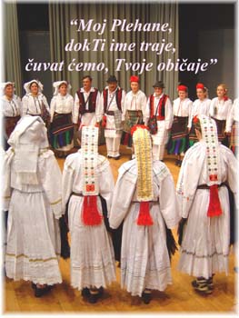 Croatian costumes from the Plehan area, BiH