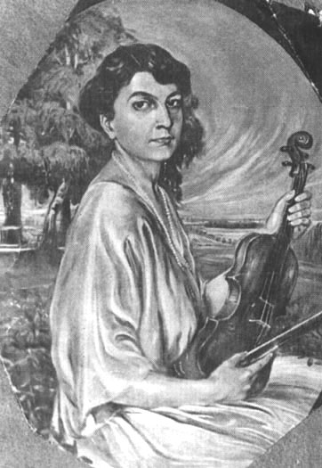 Dora Pejacevic (1885-1923), Croatian composer (portrait by Maxo Vanka)