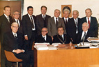 prof. Lopašić s kolegama na ETF-u, dekanski susret