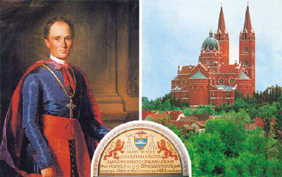 J.J. Strossmayer and the Cathedral in Osijek