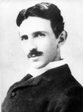 Nikola Tesla at the age of 39